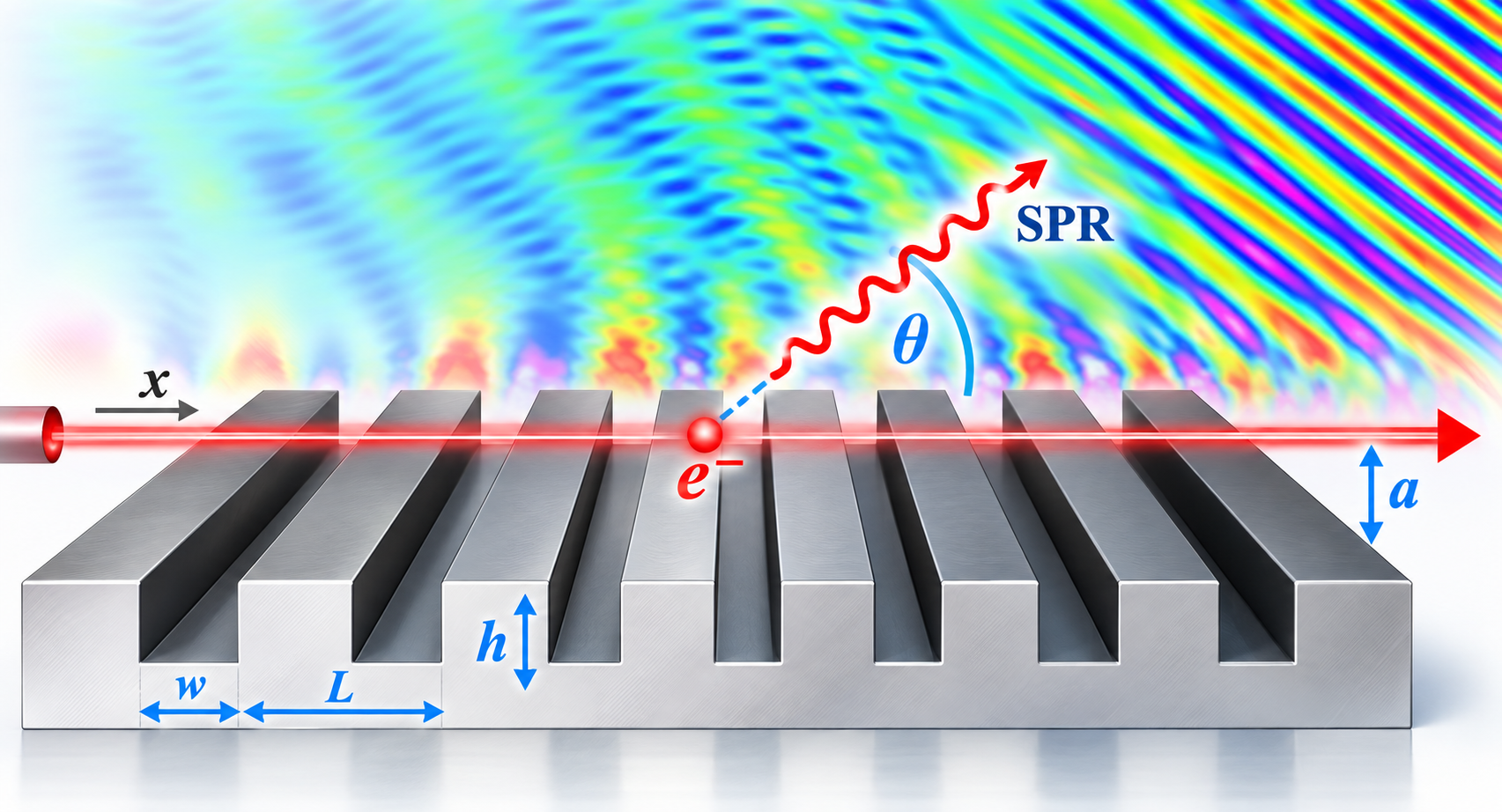How Grating Geometry Sets Frequency and Starting Current in Smith–Purcell Radiation